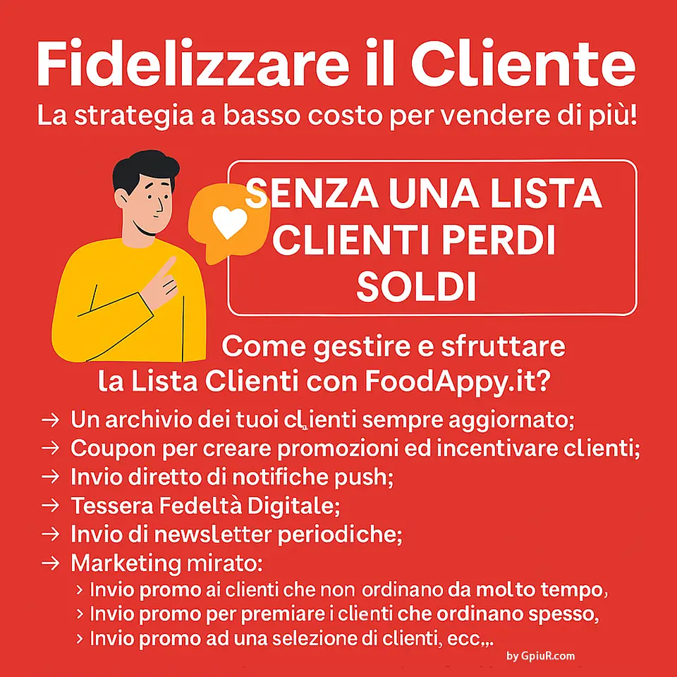 Marketing per la Ristorazione: perché la Lista Clienti è la tua arma più potente